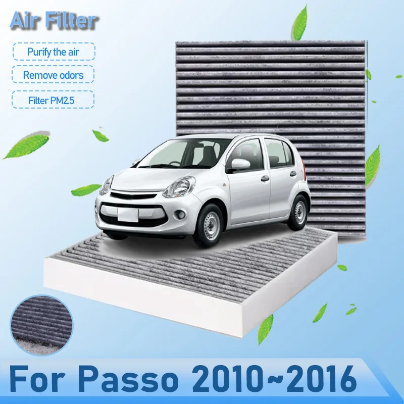 Car Air Filter For Toyota Passo Daihatsu Boon M300 AC10 2010~2016 Cabin Air Conditioner Filter Grid Replacement Auto Accessories