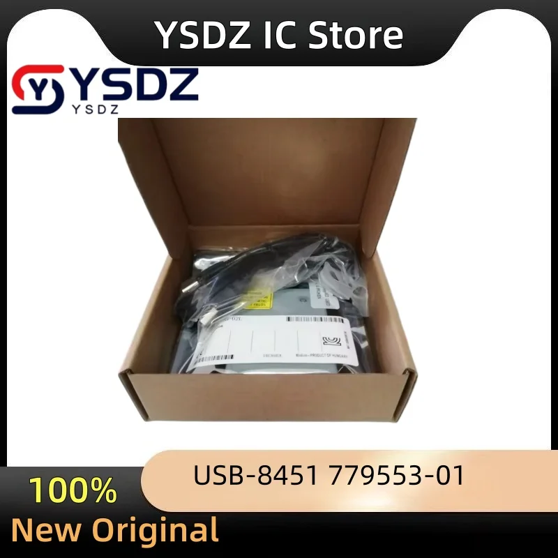 100% Novo USB-8451 779553-01 Placa de Aquisição de Dados DAQ USB com Terminal de Cabo de Dados Interface I2C SPI para NI