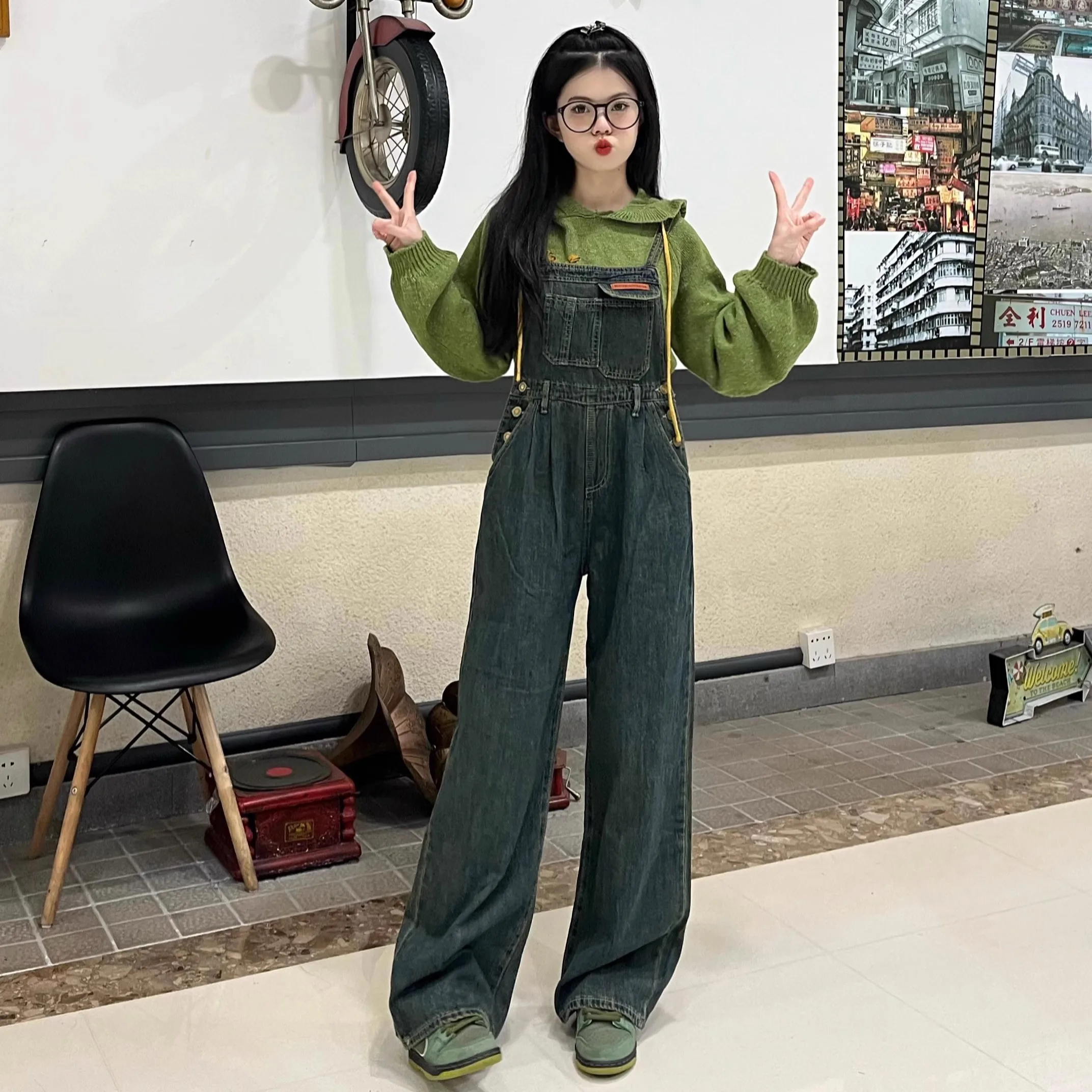 2025 New Women's Summer Label Denim Jumpsuits Fashion Casual Overalls Jeans Slim Female Suspender Jeans S M L Drop Shipping
