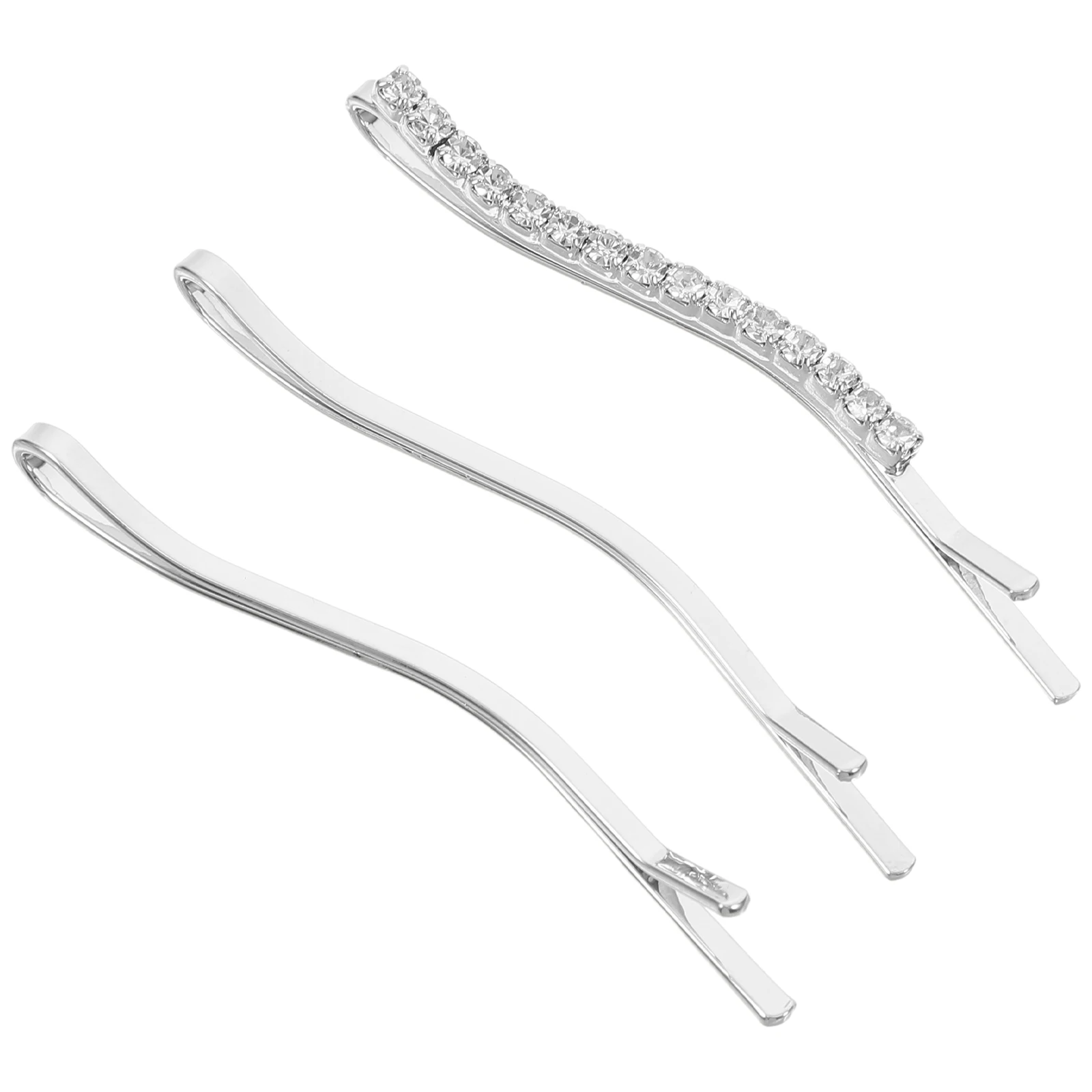 

Rhinestone Hair Clip Bangs Hairpins Korean Women Accessories Styling Elegant Design Lightweight Durable Fashionable Side Bangs