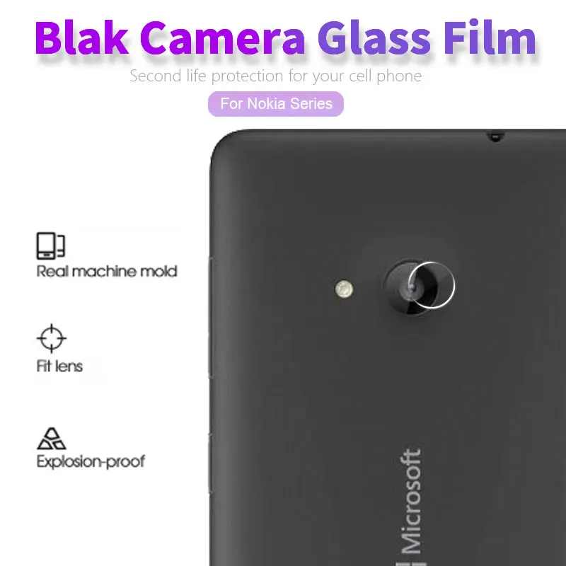 Camera Lens Film Tempered Glass For NOKIA Lumia 535 550 625 625H Max 720 830 1320 520 650 930 Rear Back Lens Protective Film