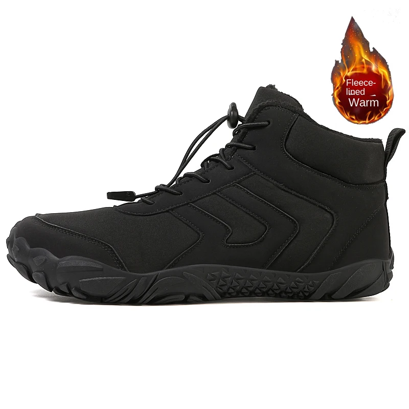 

Unisex Winter Ankle Boots Large Size Warm Plush Snow Shoes Anti-slip Casual Winter Men's Women's Plush Boots