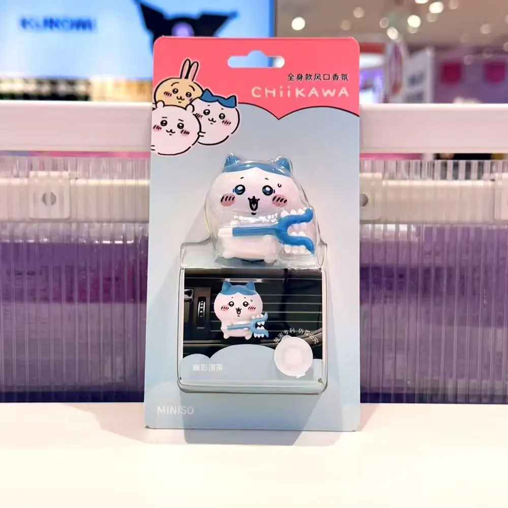 Chiikawa voiture aromathérapie climatisation évent décoration voiture aromathérapie dessin animé Usagi Hachiware femmes voiture accessoires cadeau