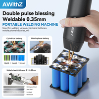 Awithz Portable Battery Spot Welder DIY Mini Welding Machine 18650 Battery Pack Nickel Strip and Nickel Belt Welding Tools