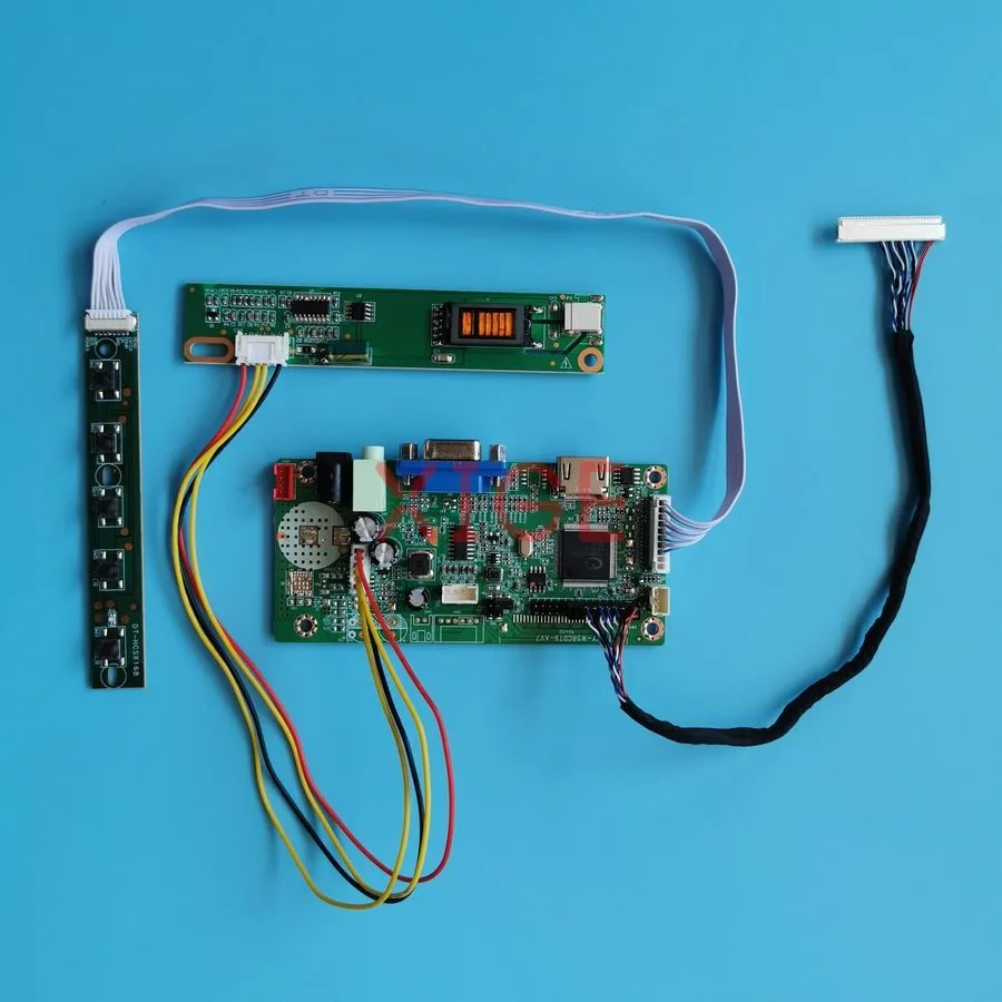 

For B131EW01 QD13WL02 QD14WL01 B140EW01 LCD Monitor Controller Drive Board DIY Kit HDMI+VGA 1280*768 1280x768 LVDS 30-Pin 1-CCFL
