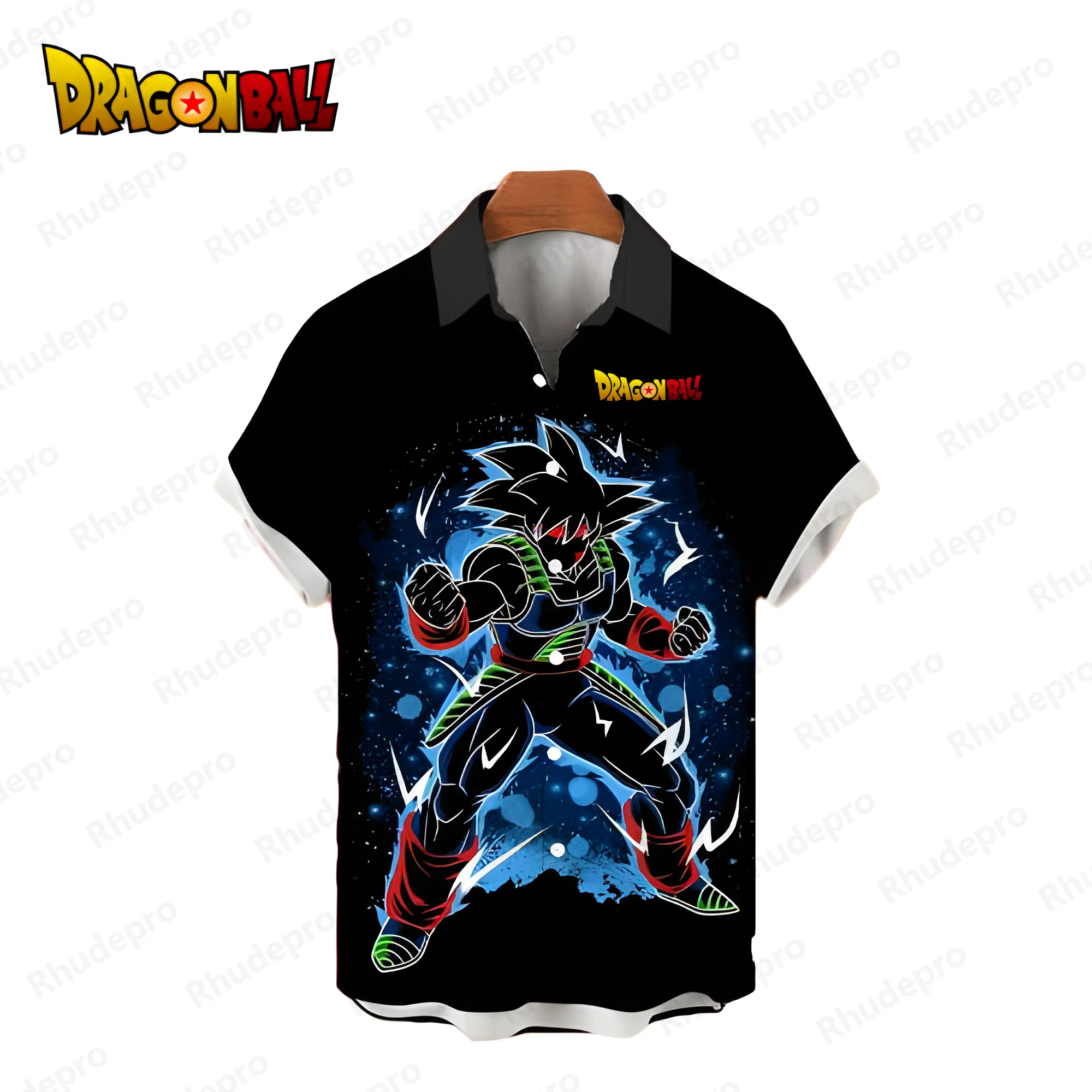 Dragon Ball Z Men's Shirts Vegeta Short Sleeve Streetwear Oversized Goku Shirts and Blouses Summer Mens Designer Clothes Y2k