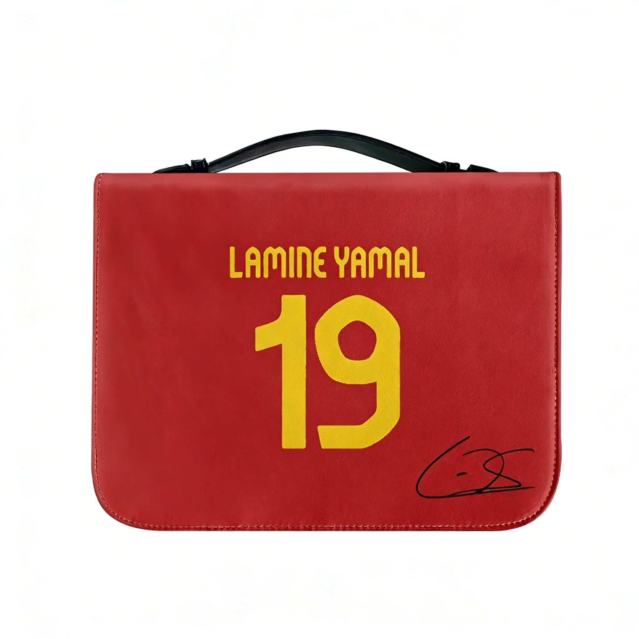 

Yamal No.10 Bible Bags Customize Covers Spain Soccer Star Custom Design Pattern Bible Pack Waterproof Leather Bag Customize