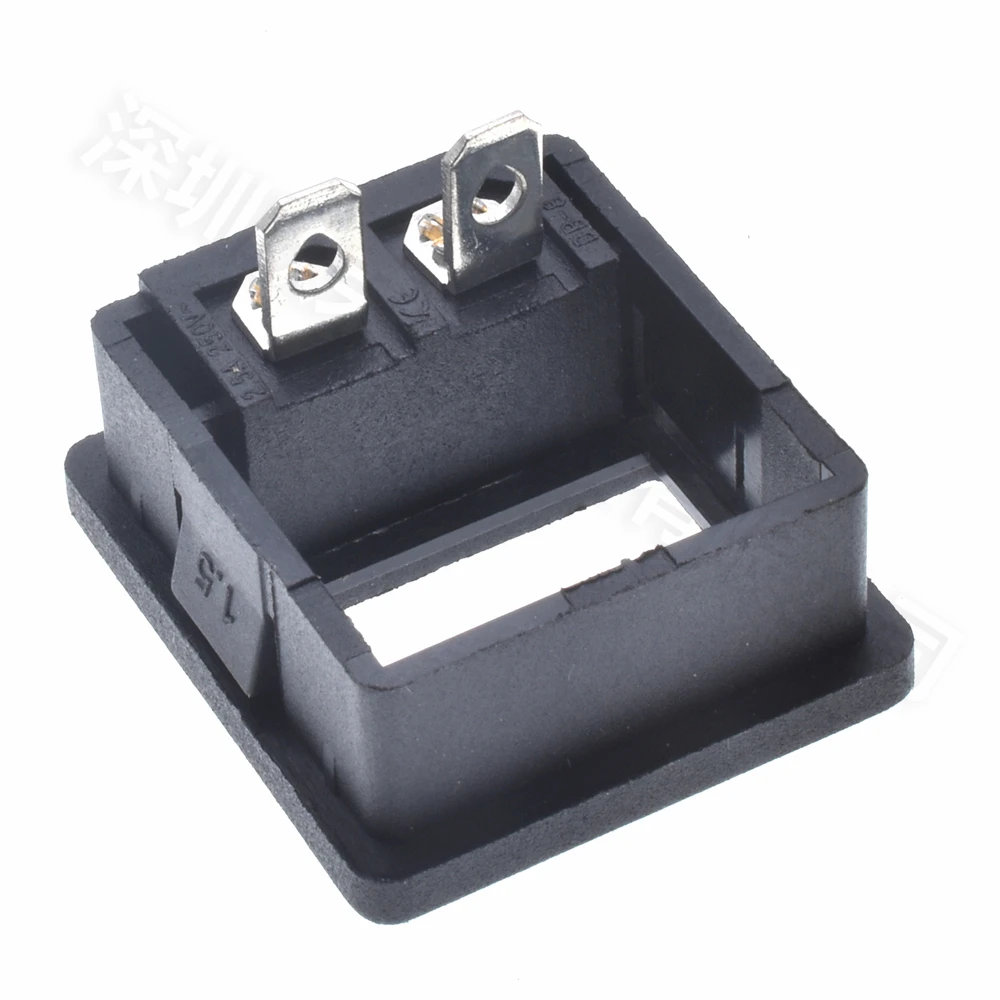 5pcs AC 2.5A250V IEC 320 C8 Power Cord Inlet Socket receptacle With ON-OFF Can be installed Rocker Switch for Computer Amplifier