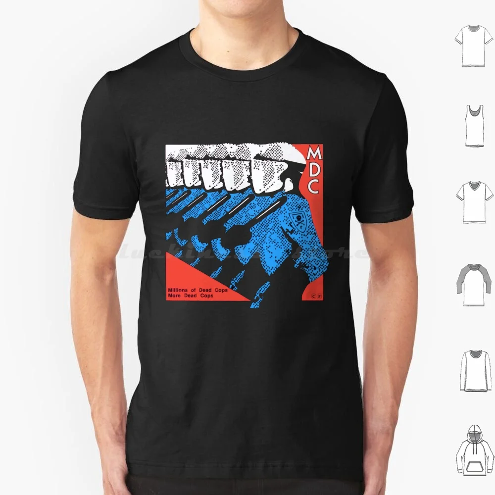 Mdc T Shirt Cotton Men Women DIY Print Mdc Millions Cops Music Album Record Vinyl Band Artist