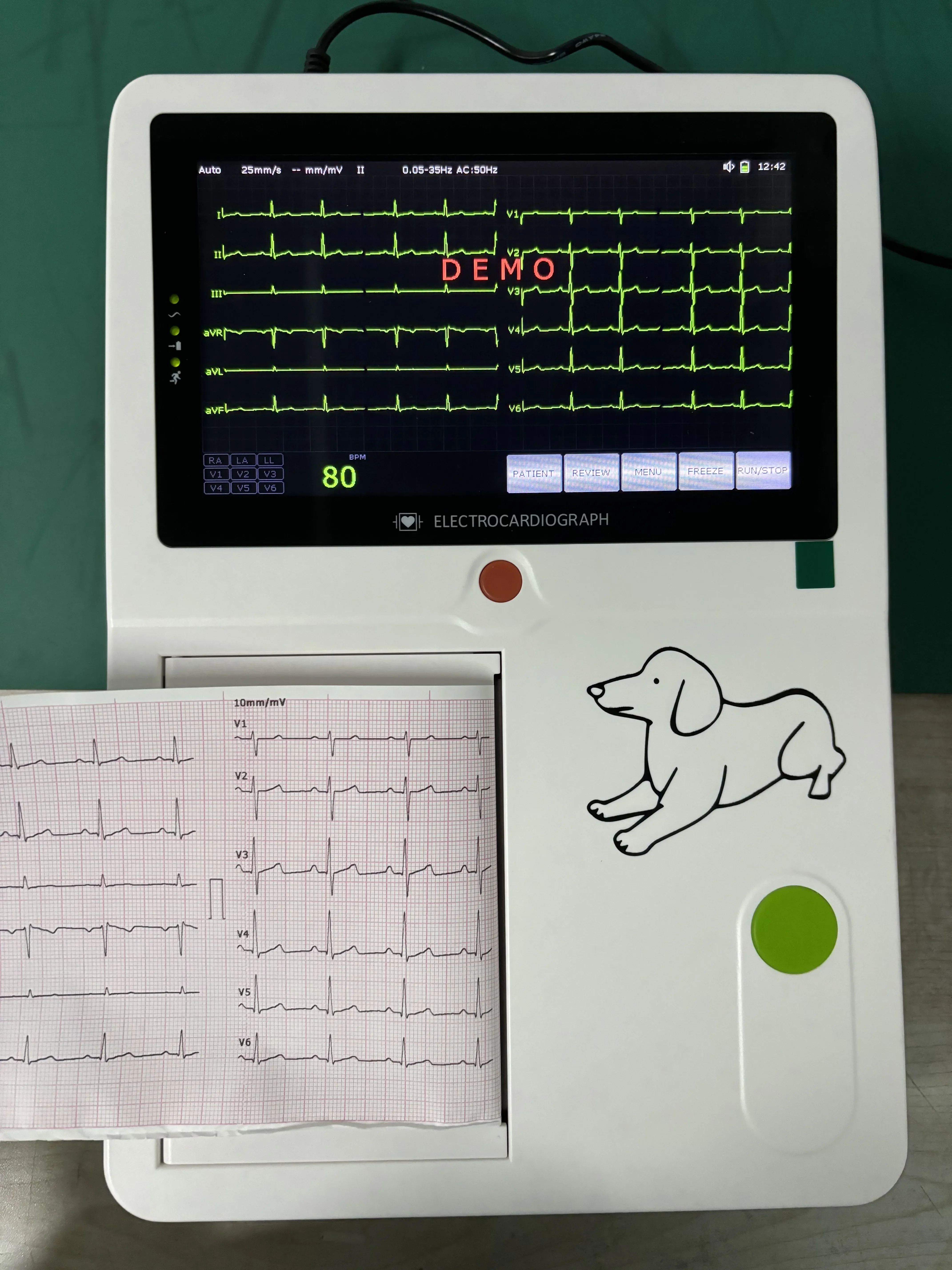 

Easy Operating 6 channel Smart Electrocardiogram Veterinary ec for animal