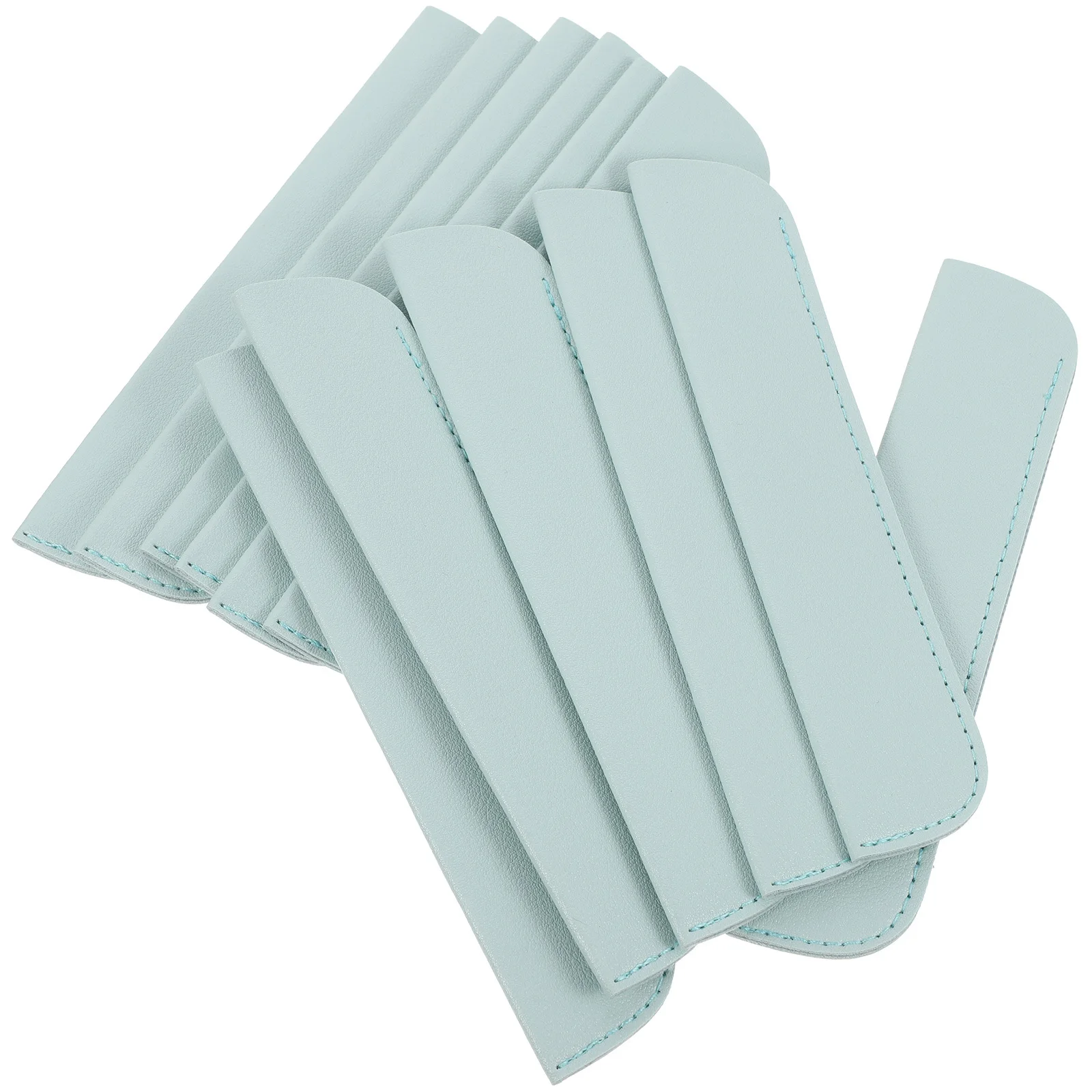 12 Buah Sarung Pena Pelindung Anti Gores untuk Pena Fountain Tas Penyimpanan Pena Bolpoin Desain Ramah Perjalanan