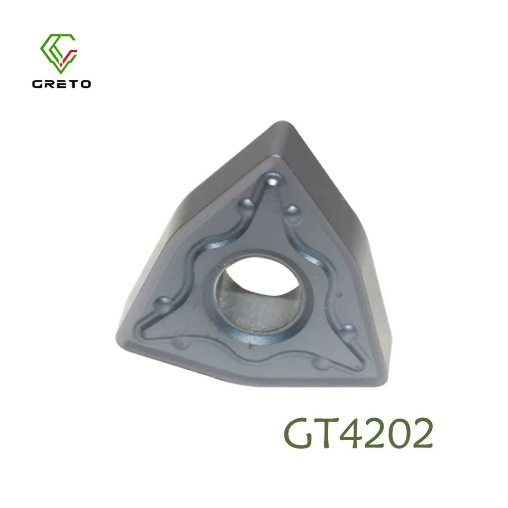

GRETO WNMG080404-MM WNMG080408-MM GT4202 GT4205 Cnc Carbide Inserts Cutting Turning Tool WNMG08 WNMG 080408 Turning Inserts