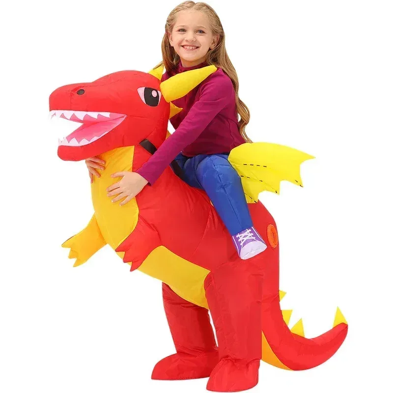 XT8Kids Costumi di dinosauro gonfiabile Anime Costume cosplay di Halloween Pterodattyl Tricertops Dissfrez Purim Vestito di compleanno Gi@XT6!
