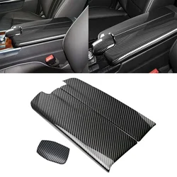 Carbon Fiber Center Armrest Box Cover For Mercedes For Benz E Class W212 2010-2015 Auto Interior Accessories
