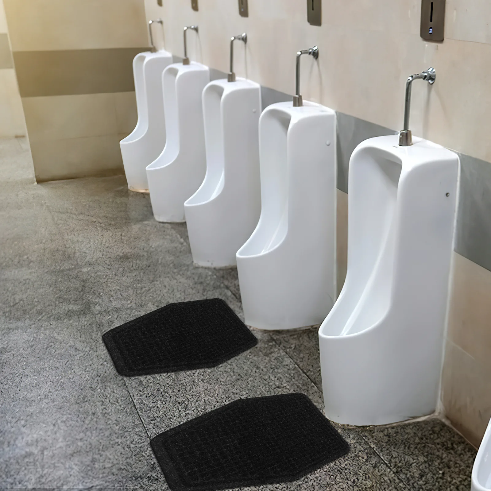 

Durable Non-Slip Urinal Mat for Men Bathroom Absorbent Reusable Washable Simple Design Floor Protection Urinal Mat