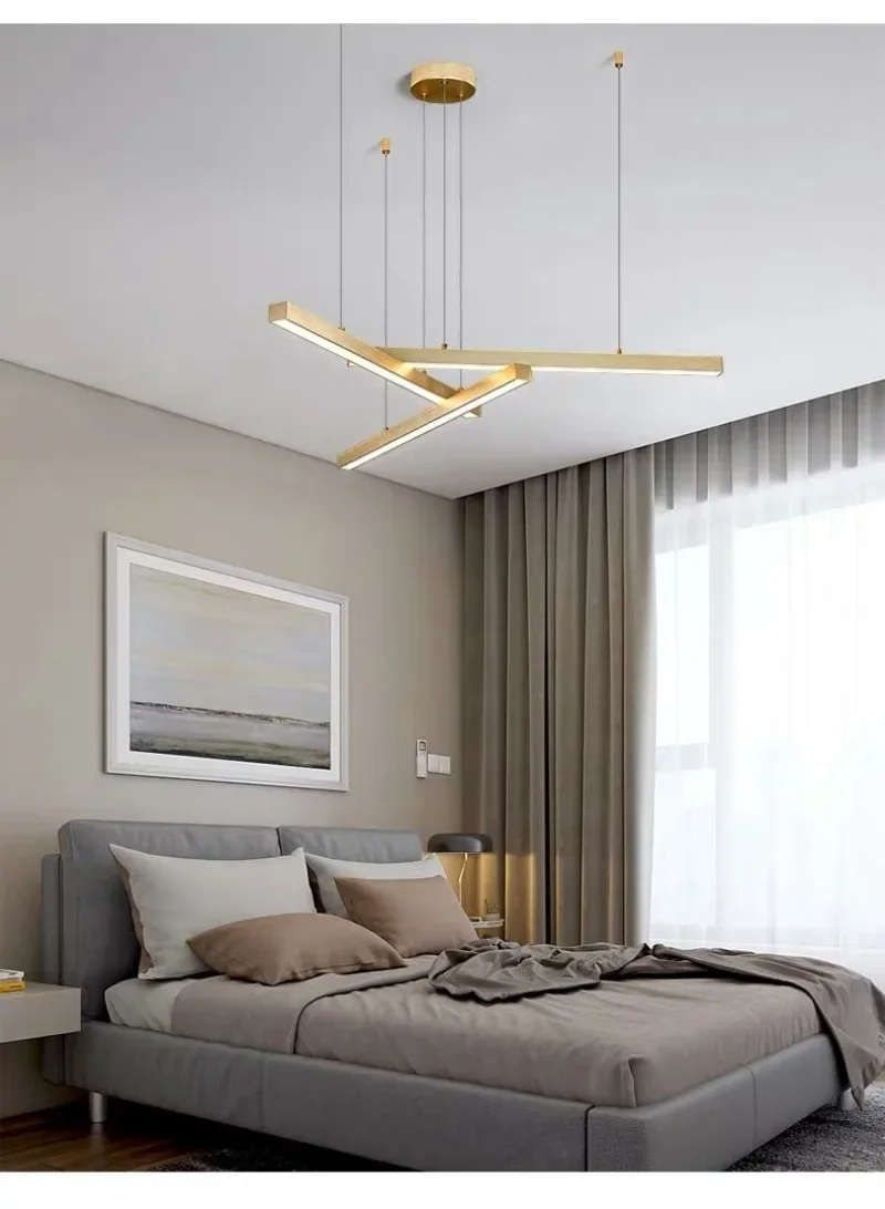 

Simple creative combination of modern and personalized line art chandelier GN950TB