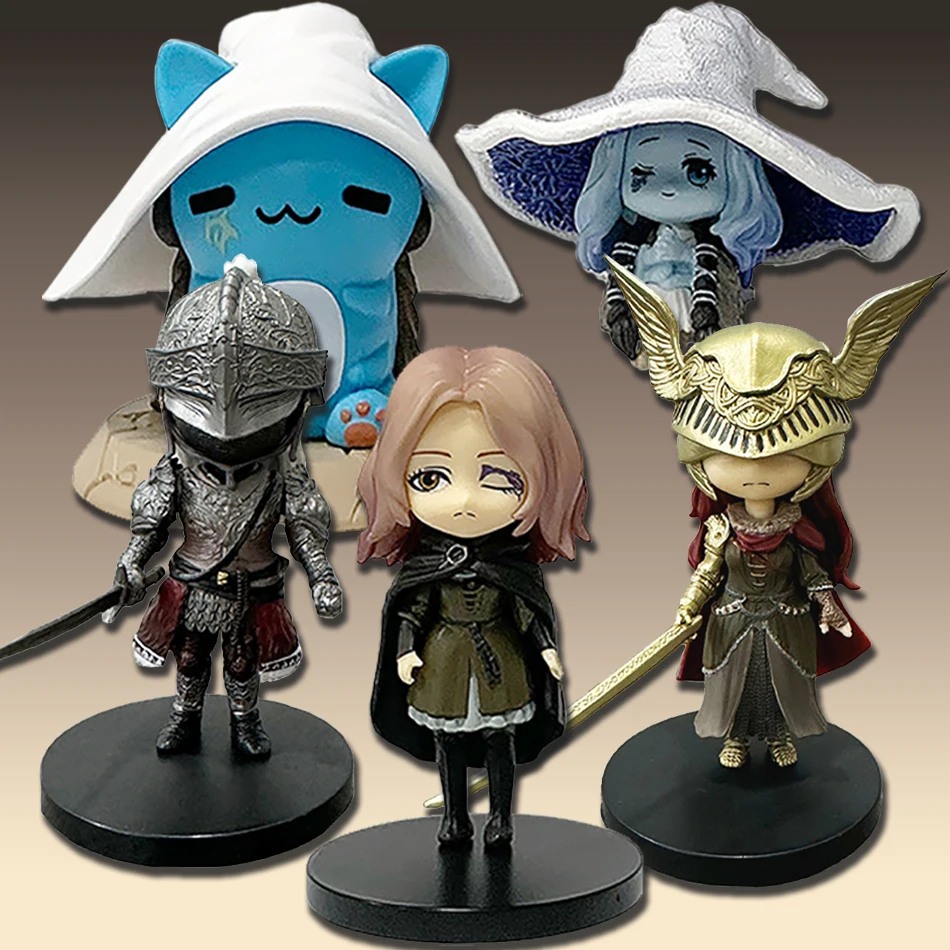 Nuevo Elden Ring Gaming versión Q Mini Ranni Cat Melina Malenia el medio lobo figura de acción Lani adornos mágicos muñecas de PVC