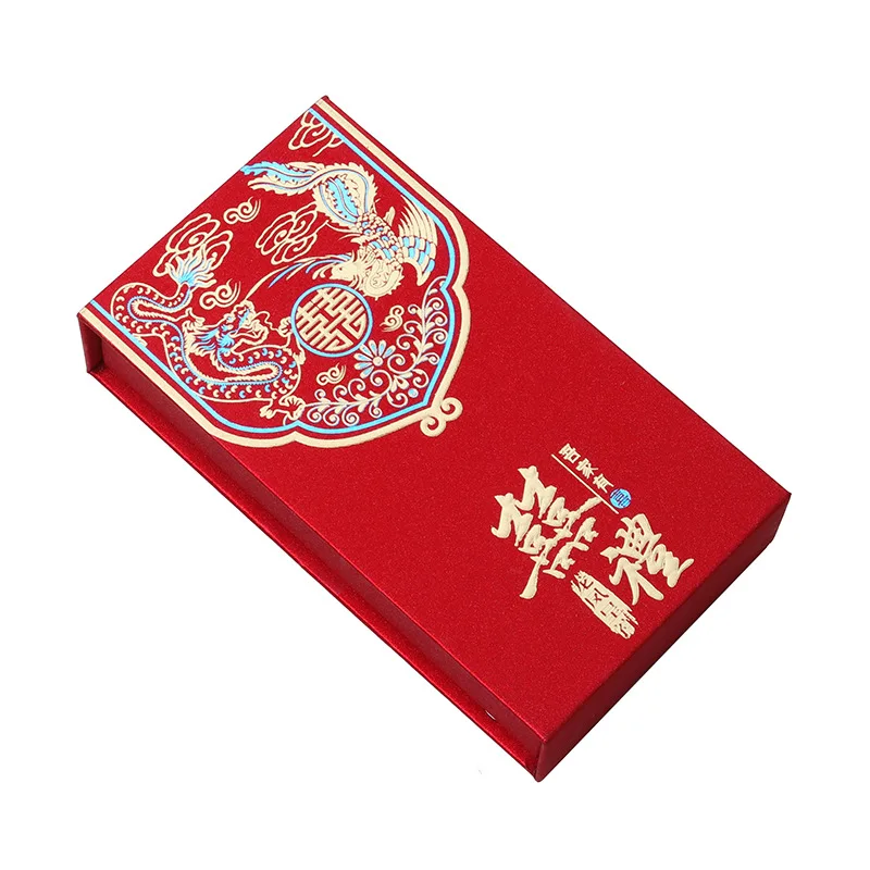Chinese Wedding Supplies Gift Box Engagement Wedding Bride Price Box Large Ten Thousand Yuan Red Envelope Bag