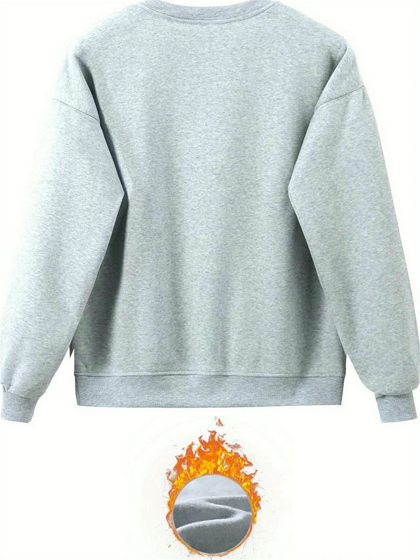 여성용 가을 겨울 힙합 캐주얼 스트리트 패션 만화 곰 프린트 라운드 넥 스포츠 셔츠+스포츠 바지 따뜻한 세트