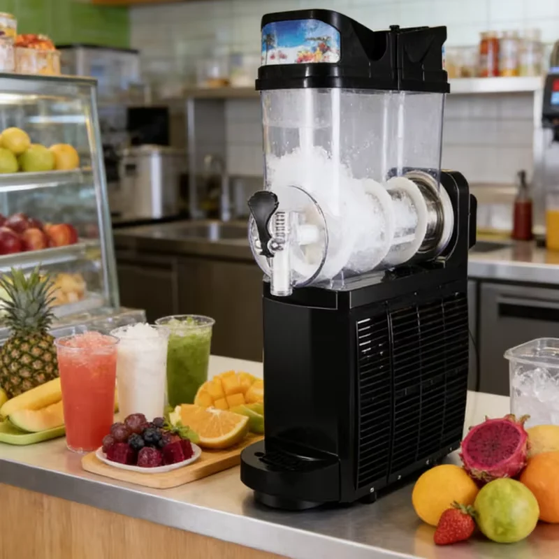 Stainless Steel Fully Automatic Commercial Snowflake Machine Ice Maker Equipment Ice Cream Maker Cold Drink Ice Making System