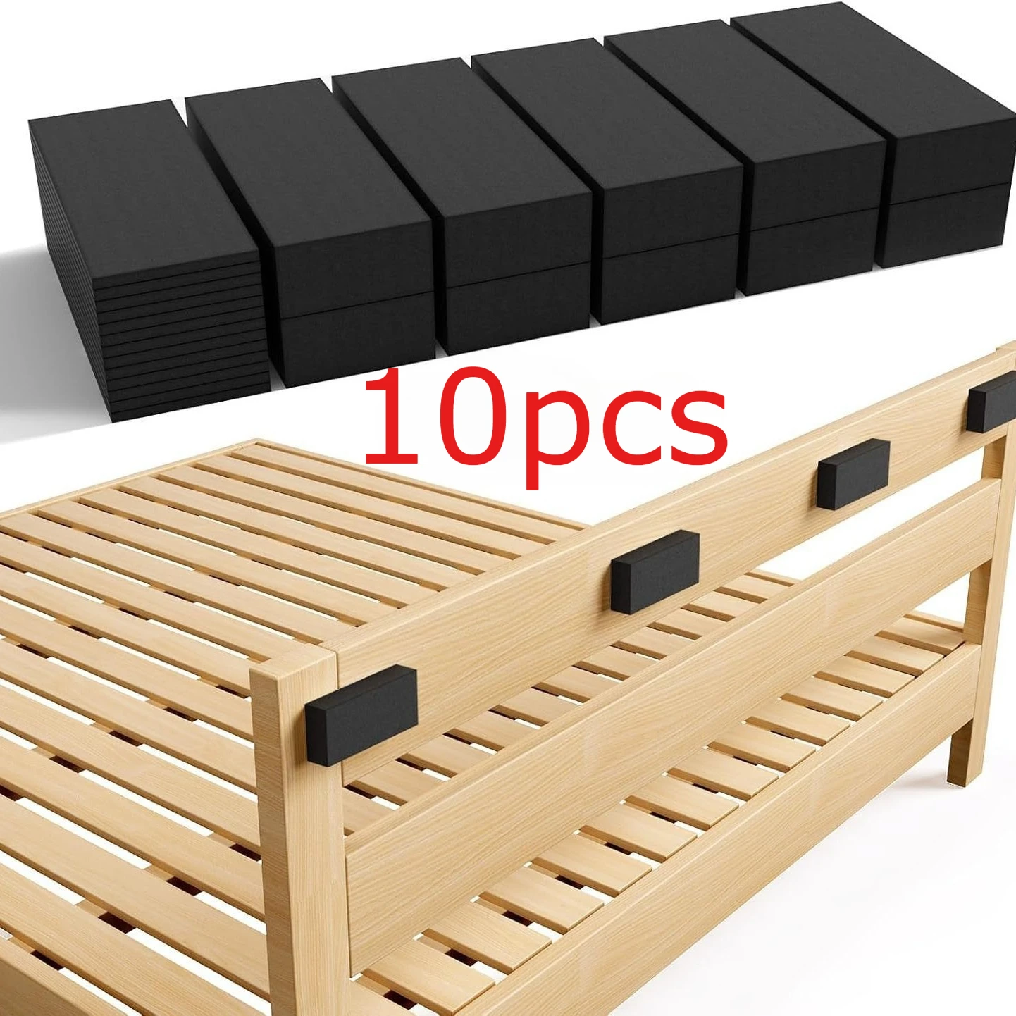 10pcs High-Density Foam Wall Protector Set - Durable Furniture Padding for Beds&Sofas, Scratch & Damage Prevention, Matte Finish