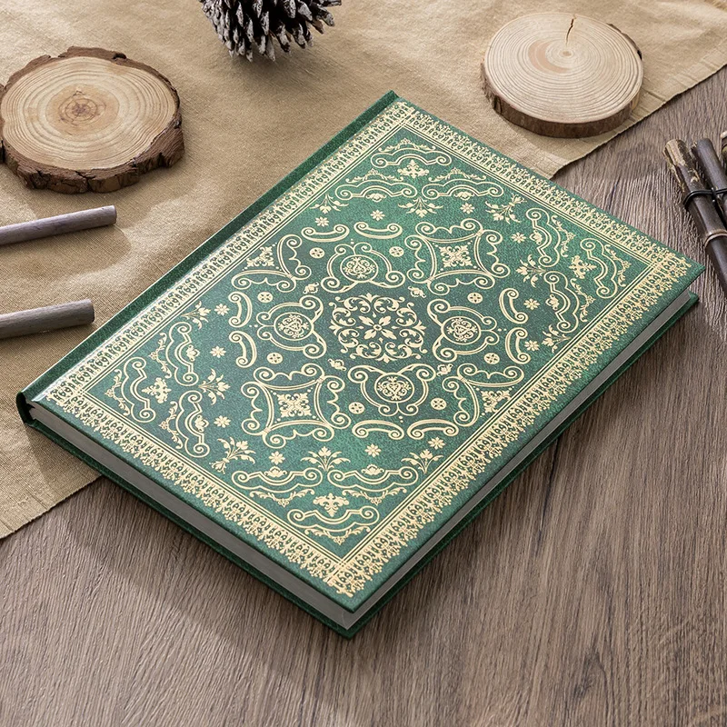 Gran oferta de cuaderno de 128 hojas, Bloc de notas grueso para oficina, diario Vintage, cuaderno de bocetos, planificador, cubierta de cuaderno de viaje, Idea de regalo