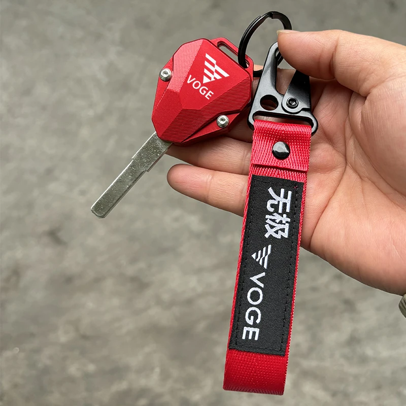 For Voge 525R 250Rr 300Rr 300Ac 300Ds 500Ds 650Ds Motorcycle Accessories CNC Key Cover Case Shell Protection Keychain Keyring