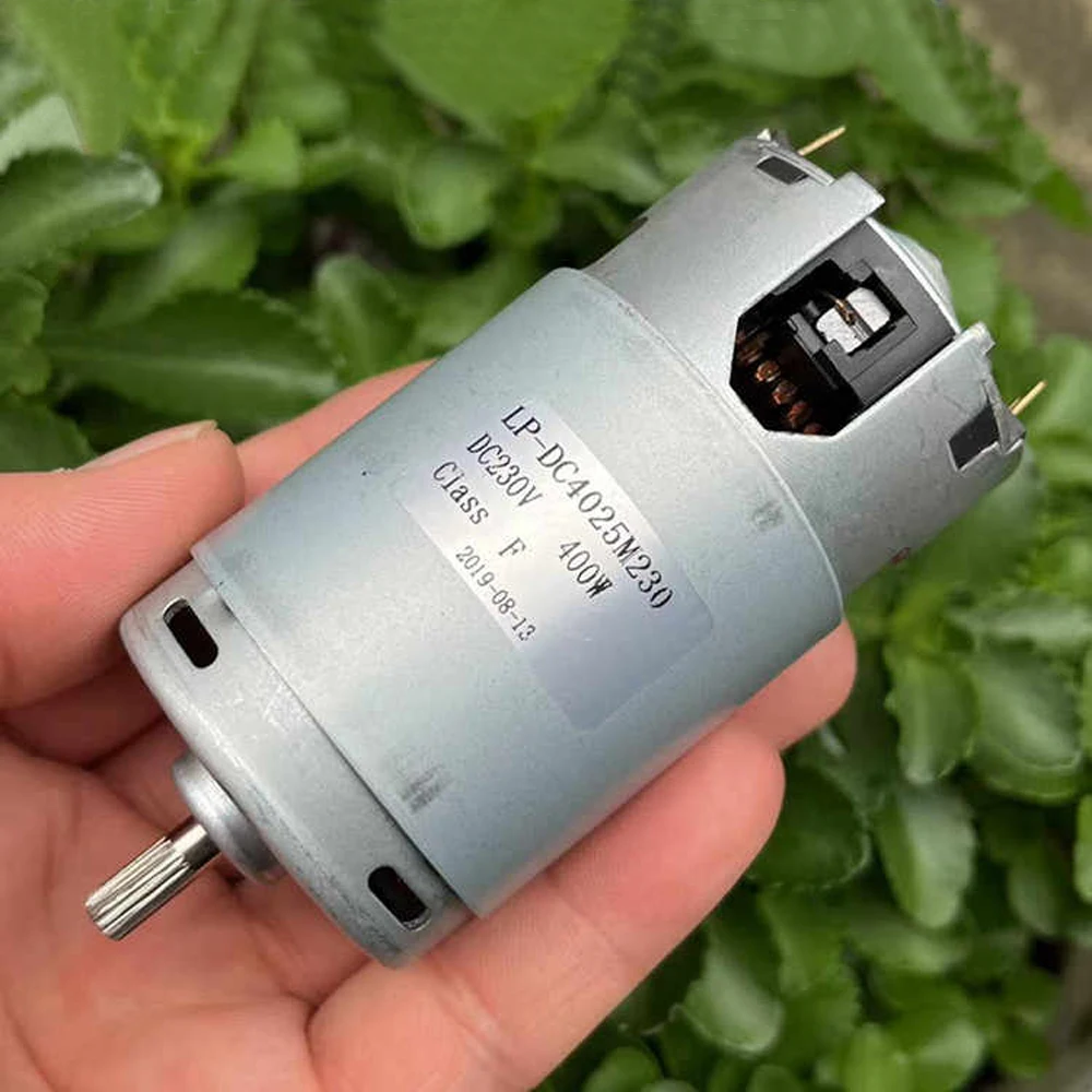 DC Motor DC230V Spindle Motor 400W High Power 1000-13800RPM High Speed High Torque Hand-made DIY DC Motor