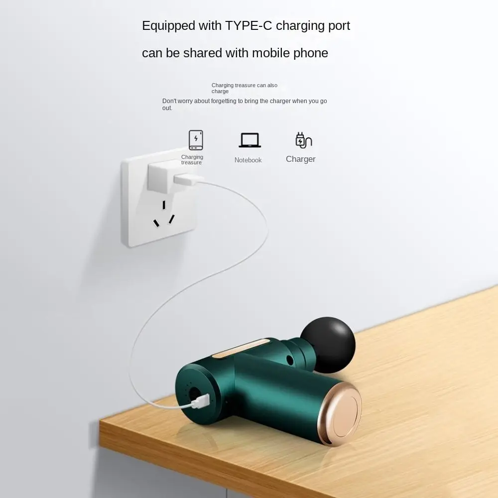 

32-режимный массажер для фасции, ЖК-дисплей, зарядка через USB, машина для массажа мышц, релаксация тела, шумоподавление, массажер для тела, шеи, спины