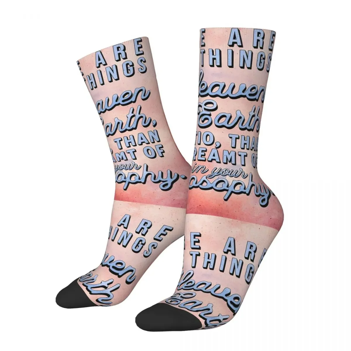 There Are More Things In Heaven And Earth, Horatio Socks Harajuku Stockings All Season Long Socks Accessories for Unisex Gifts