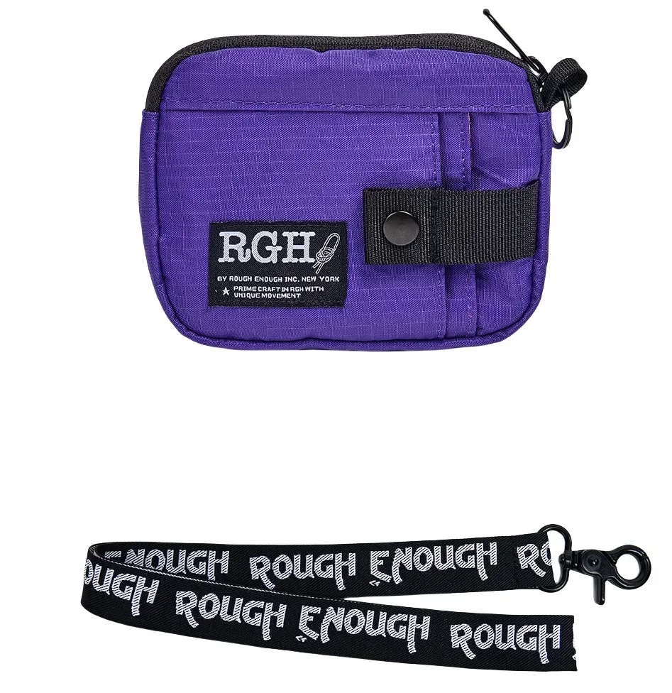 Rough Enough RFID Protection LANYARD WALLET Anti-Theft Card Holder with Neck Strap RE8696