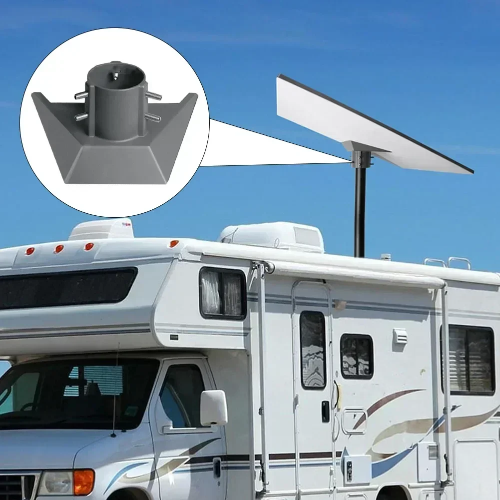 Pole Mount Adapter for For Upgraded Design Weather resistant Aluminum Alloy Easy Installation Flexible Positioning