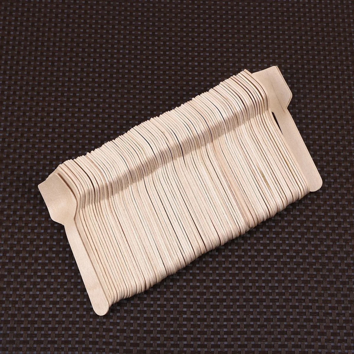 

150pcs Disposable Wooden Spoons Natural Wood Ice Cream Dessert Scoop For Pudding Gelato Yogurt Party Picnic Wedding Reunions