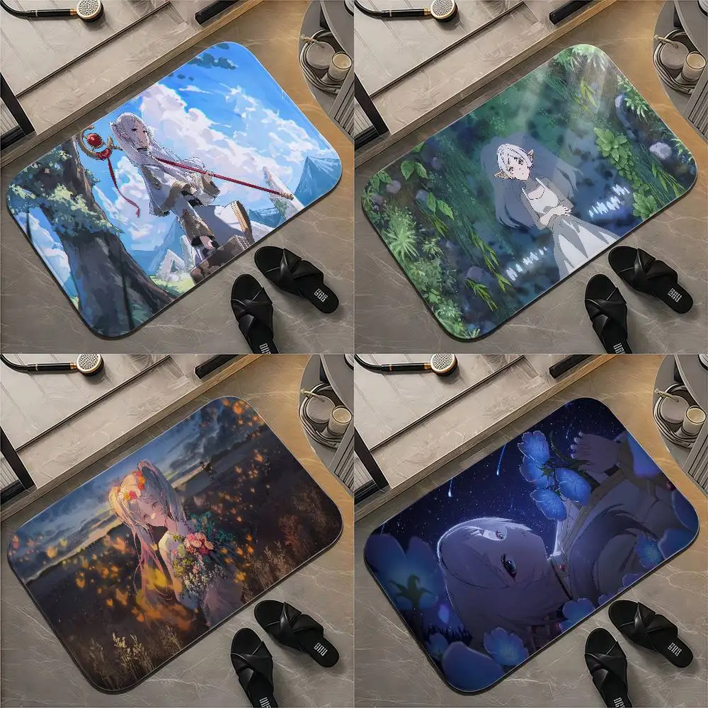 

Sousou No Frieren Floor Mat Printed Large Carpets Room And Bedroom Carpets Bathroom Anti Slip Door MATS Small Carpets