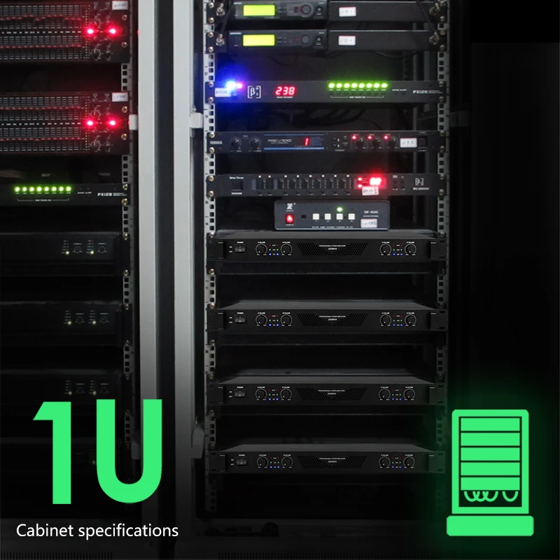 FA-700 مكبرات صوت رقمية احترافية ذات 4 قنوات بقوة 350 وات * 4 مضخم صوت كاريوكي منزلي #4