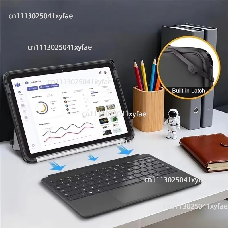 AT82 TPU Hard Flip Protective Cover, Compatible with 12 Inch 1St Edition (2025) Tablet, Fit Type Cover Keyboard