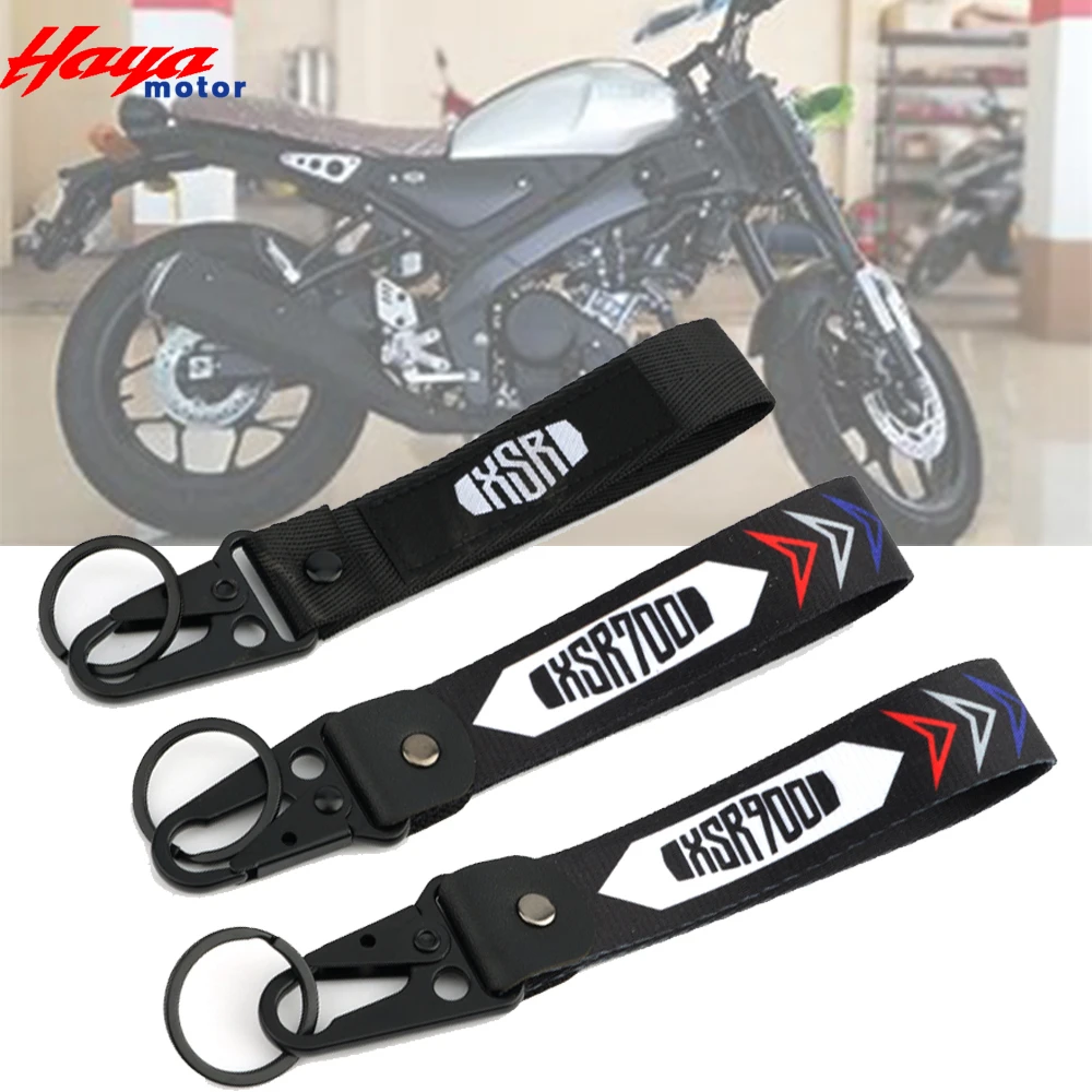

Hot Deals Embroidery Motorcycle Keyring Universal KeyChain Accessorie For Yamaha XSR 155 300 700 900 XSR155 XSR300 XSR700 XSR900