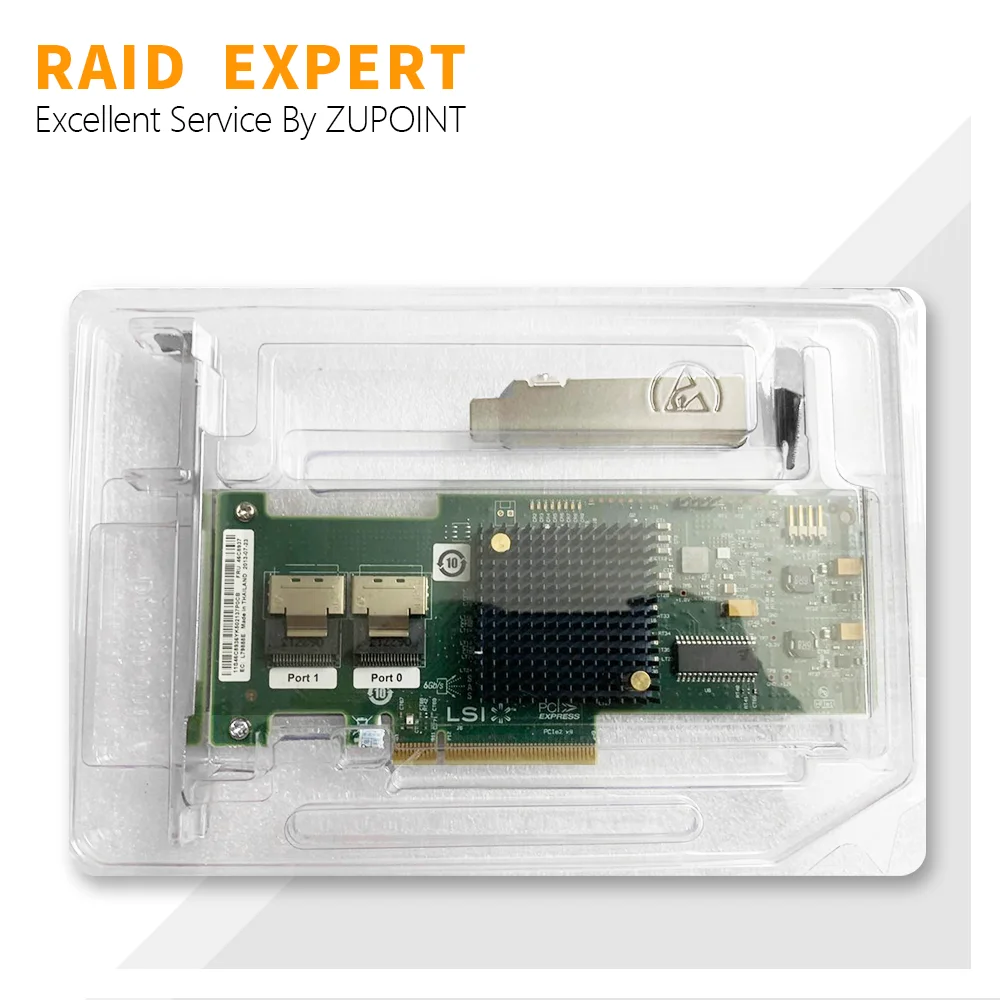 Zpoint LSI 9210-8i nalot karta kontrolera 6Gbps SAS HBA FW:P20 9211-8i tryb ZFS FreeNAS unRAID RAID Expander 2 * SFF 8087 SATA