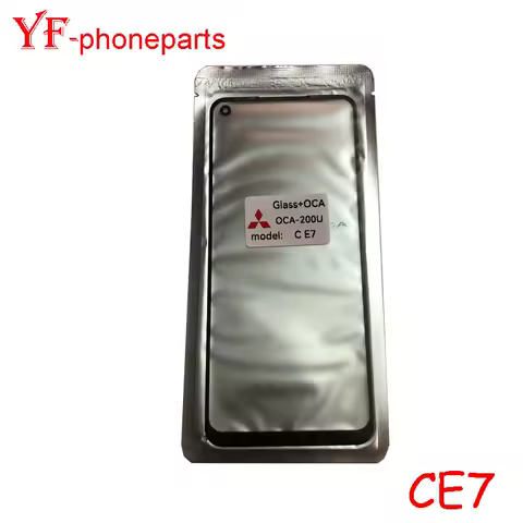 Front Touch Screen Glass + OCA For Tecno Camon 16 CE7 17 18 CG6 CG6j 17 Pro CG8 Sensor Glass Cover Repair Parts