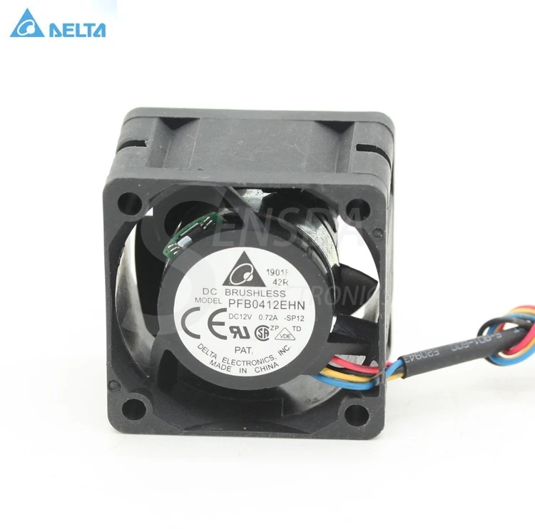 

for delta PFB0412EHN 4028 40mm 4cm 12V 0.72A 4 -pin pwm industrial server inverter cooling fans