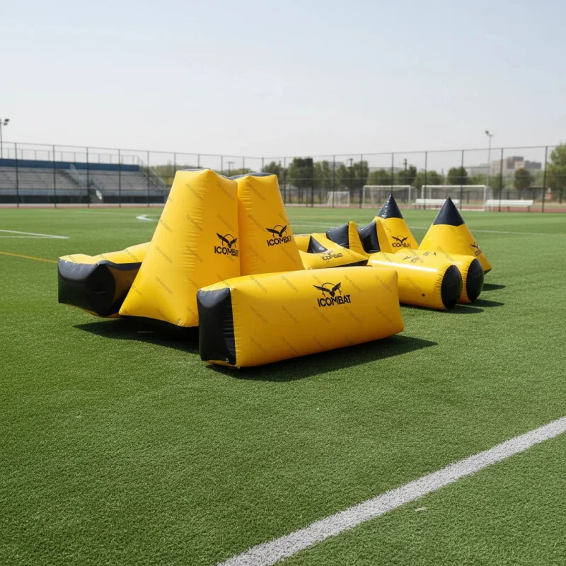 Shooting Practice Laser Tag Arena Archery Fighting Field Inflatable Paintball Bunkers for Sale
