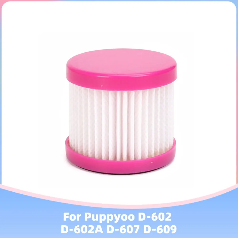 Robô aspirador Hepa filtro acessórios, acessório de substituição, kit de peças sobressalentes, apto para Puppyoo D-602, D-602A, D-607, D-609