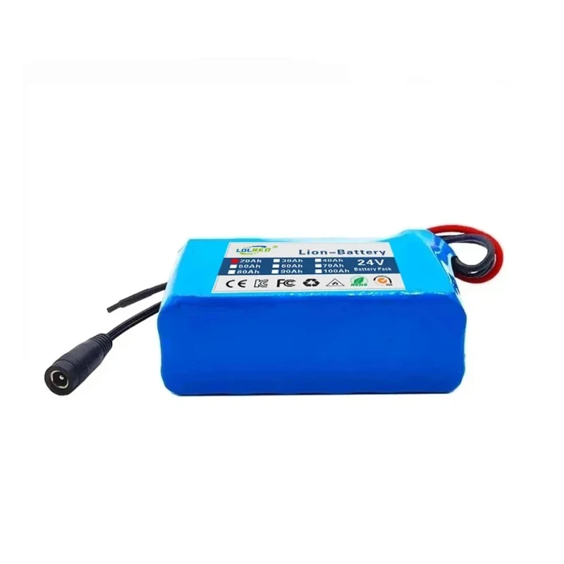 2024 24v 6s2p Lithium Battery Pack 50Ah 18650 Rechargeable Battery Li Ion Battery Pack With Chargerr