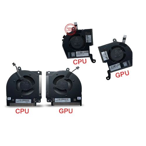 Nuevo ventilador de refrigeración de CPU para ordenador portátil para DELL Alienware x14/X14 R1 P150G002 X17 R1 X17 R2 0X63JW 09DNWT 0HD5CJ 0XVCHN 0198CH 05PF30
