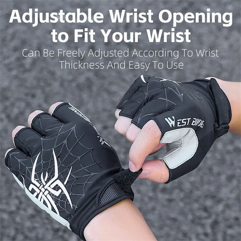 WEST BIKING Half Finger Cycling Gloves Cool Spider Pattern Summer MTB Road Bike Gloves Full Finger Touch Screen Sports Gloves - AliExpress 18 WEST BIKING Half Finger Cycling Gloves Cool Spider Pattern Summer MTB Road Bike Gloves Full Finger Touch Screen Sports Gloves - AliExpress 18