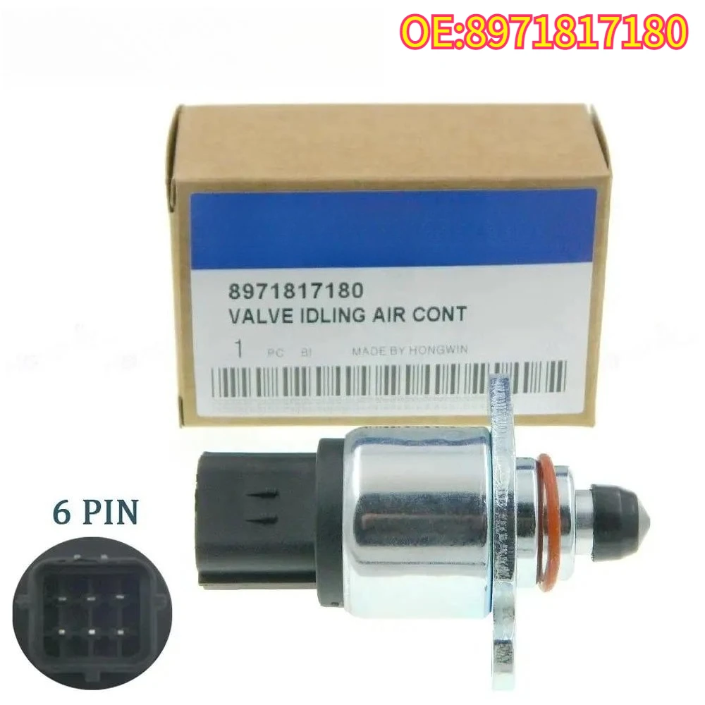 

High quality New For 8971817180 IACIdleAir Control Valve Holden RODEO RA 3.5 6VE1 Fits Mitsubishi Eclipse Chrysler Dodge Isuzu