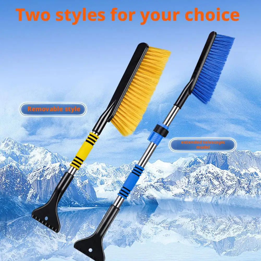  Car Windshield Ice Scraper Multi-functional Sweeping Snow And Frost Car Windshield Cleaner Tool With Ergonomic Foam Grip
