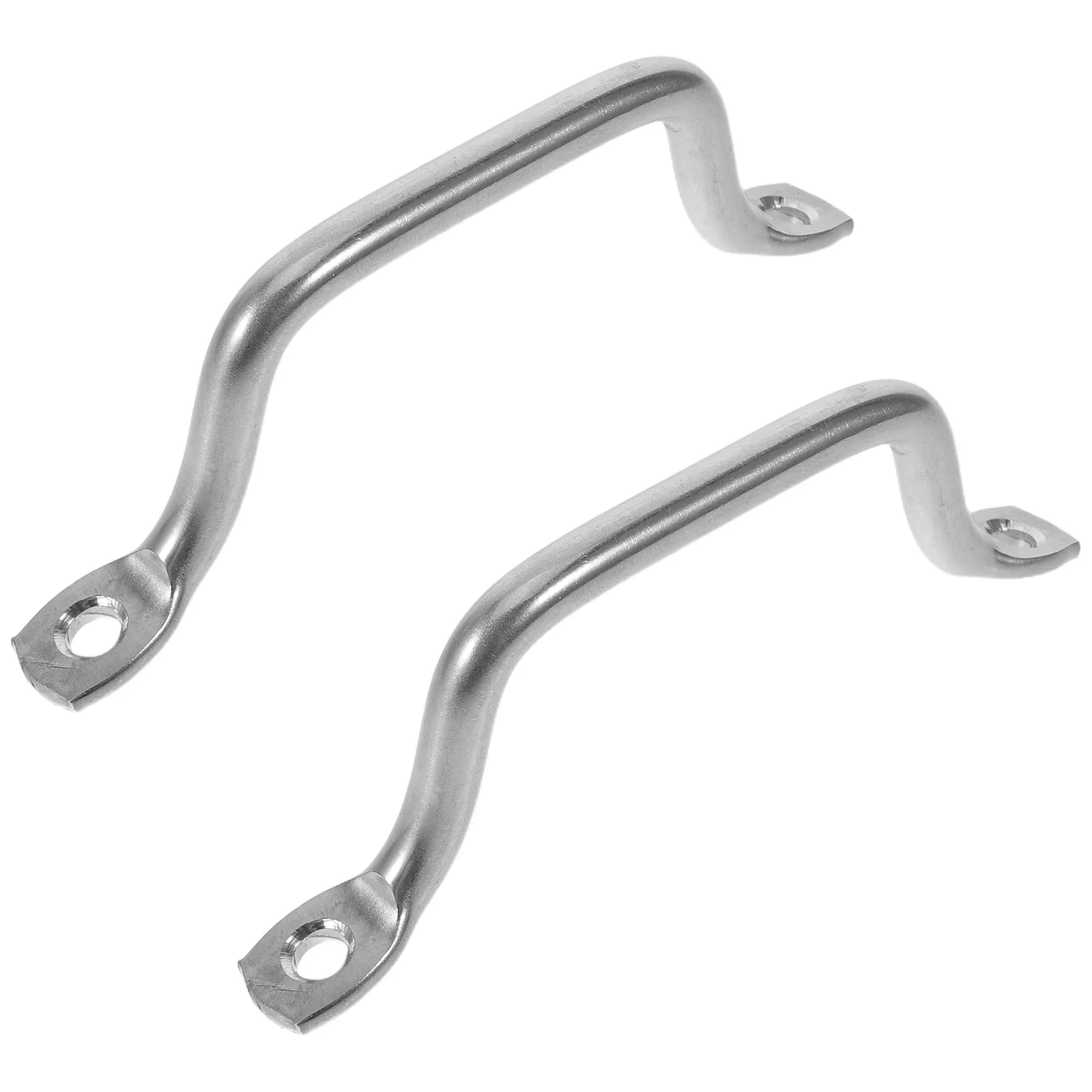 2Sets Stainless Steel Handles Ergonomic Solid Grip Replacement Parts for Vegetable Fruit Chopping Boards Charcuterie Serving