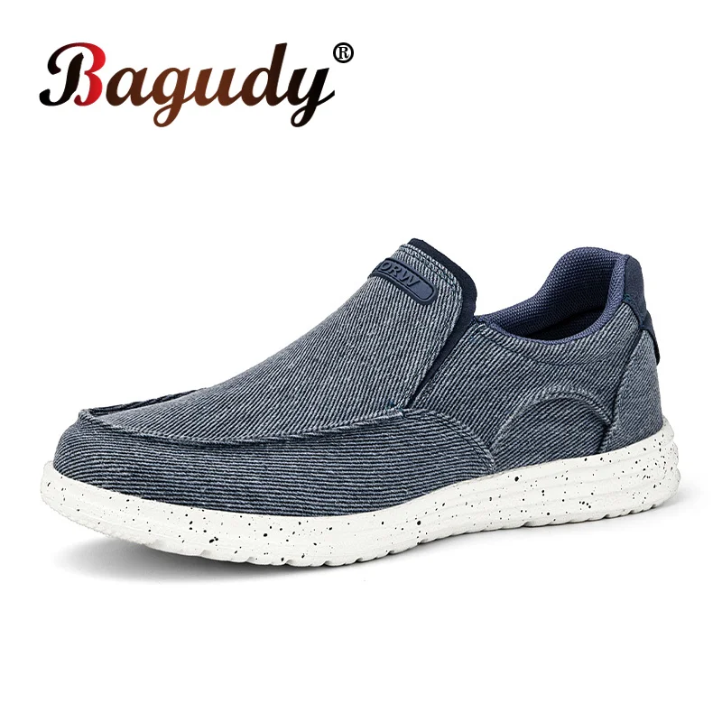 Heren Casual Schoenen Mode Canvas Schoenen Ademende Heren Wandelen Platte Sneakers Outdoor Lichtgewicht Heren Gevulkaniseerde Schoenen