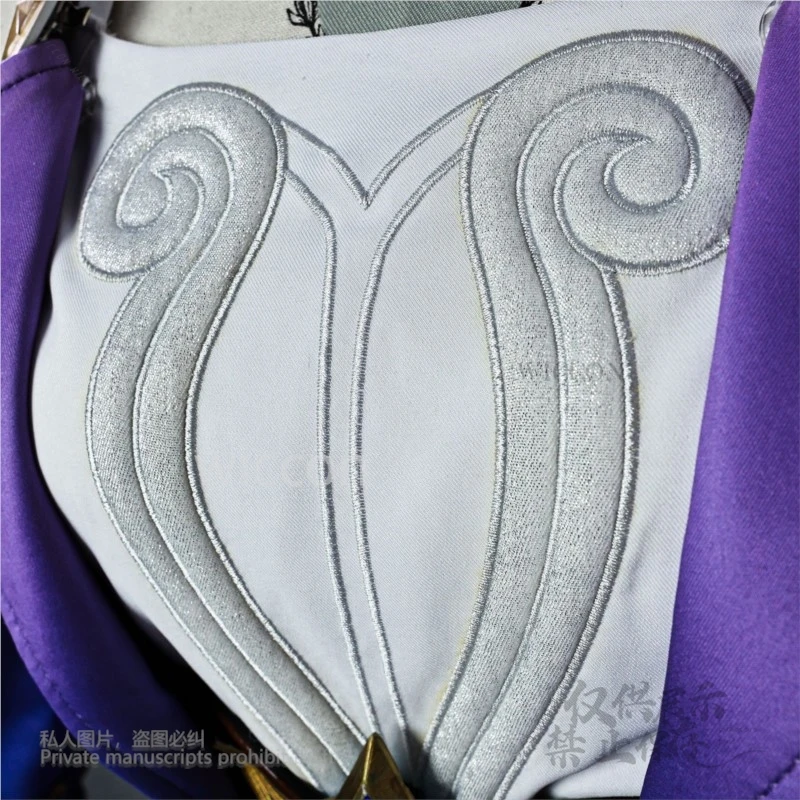 Cyrene-Juego de disfraz de Cosplay Honkai Star Rail, conjunto completo de abrigo, vestido, falda, tocado, collar, peluca de utilería, fiesta de Carnaval de Halloween para mujer